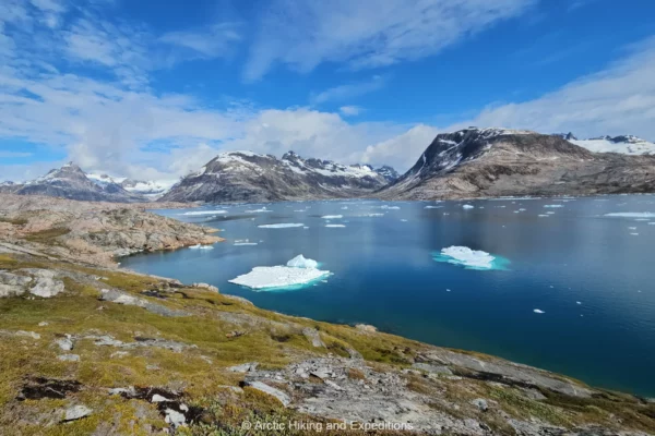 View to the north close to Tiniteqiilaq village East Greenland