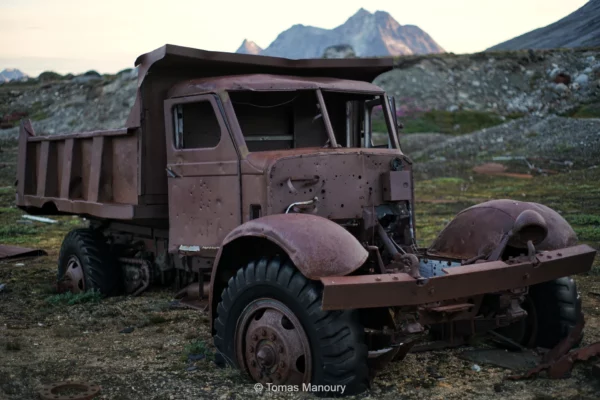 Abandoned truck in Ikatek East Greenland