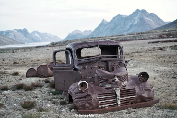 Abandoned truck in Ikatek East Greenland