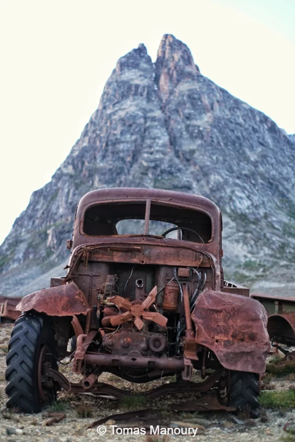 Abandoned truck in Ikatek East Greenland